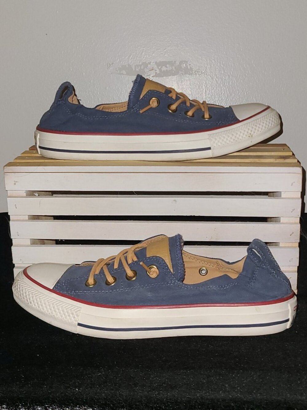 CONVERSE CTAS Shoreline Slip On Sneakers, Size 8